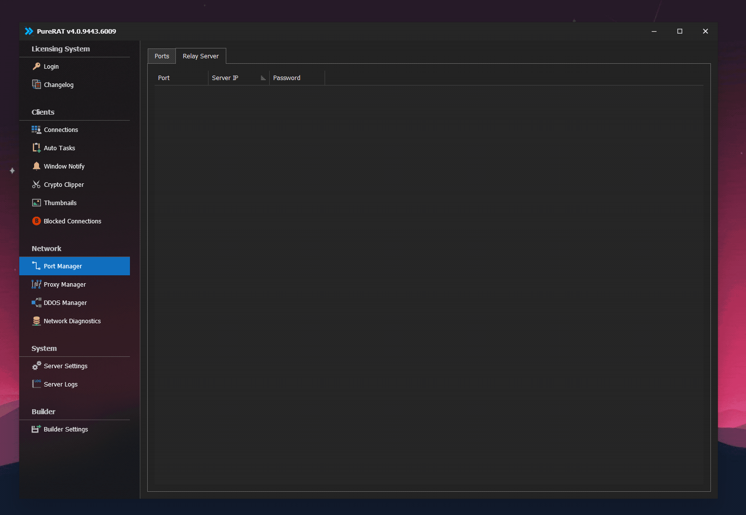 Relay Server Setup